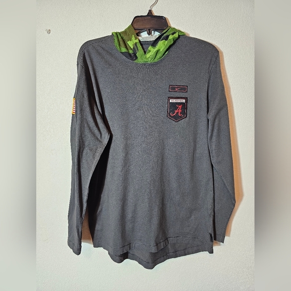 Nike Alabama Crimson Tide Football Military Appreciation Long Sleeve Tee Size M - Picture 8 of 8